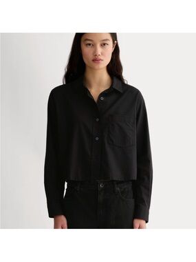 Everlane 100% Silk Way Short Shirt